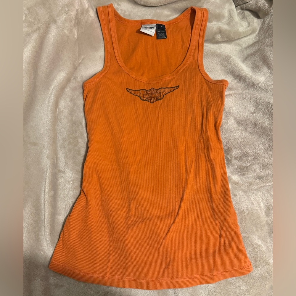 Harley-Davidson Orange Tank Top
